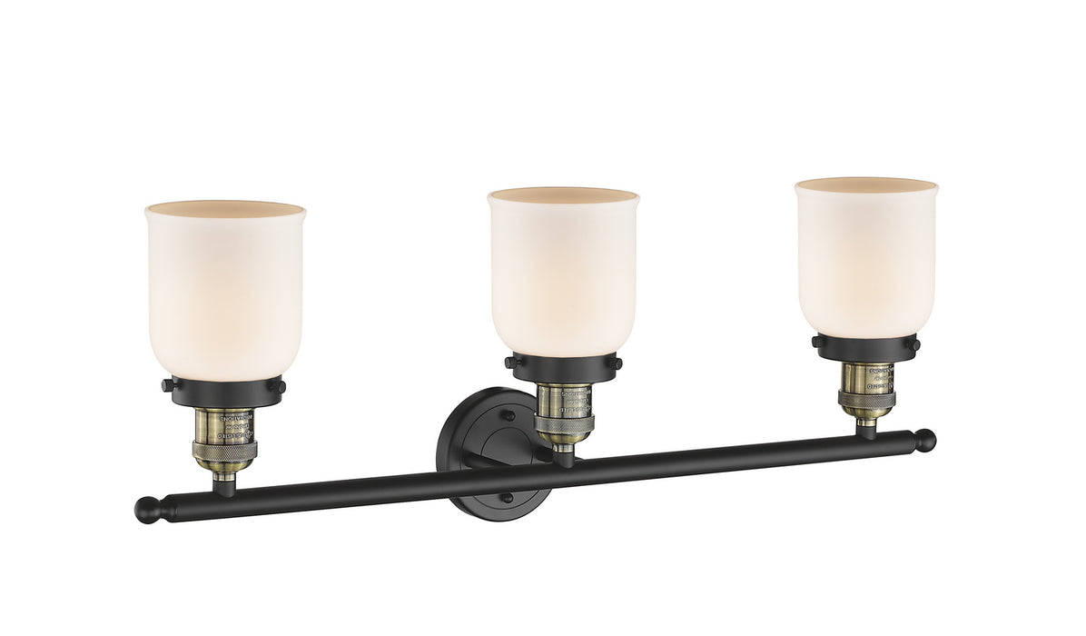 Innovations 205-BAB-G51 Three Light Bath Vanity, Black Antique Brass