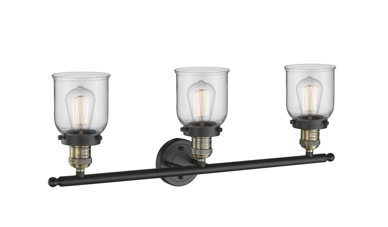 Innovations 205-BAB-G52 Three Light Bath Vanity, Black Antique Brass