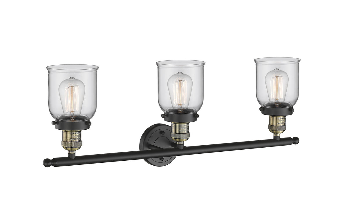 Innovations 205-BAB-G52 Three Light Bath Vanity, Black Antique Brass