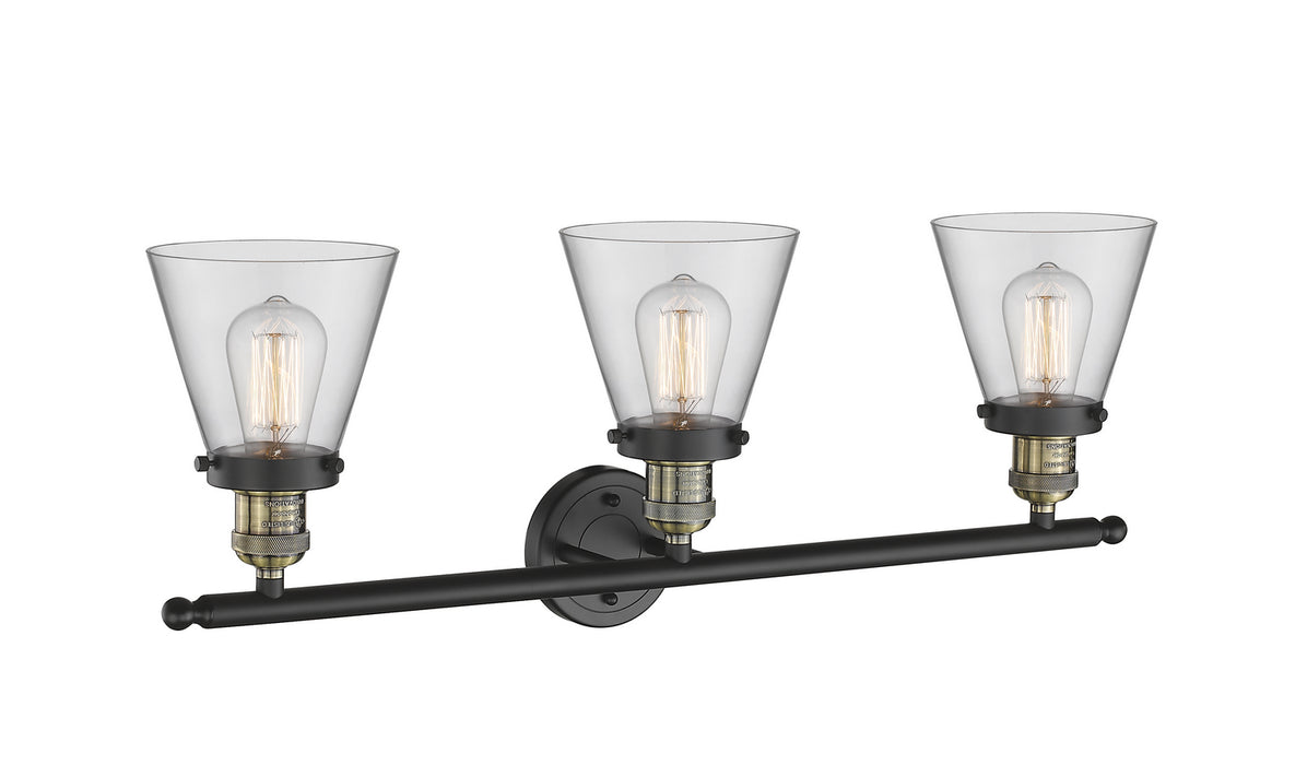 Innovations 205-BAB-G62 Three Light Bath Vanity, Black Antique Brass