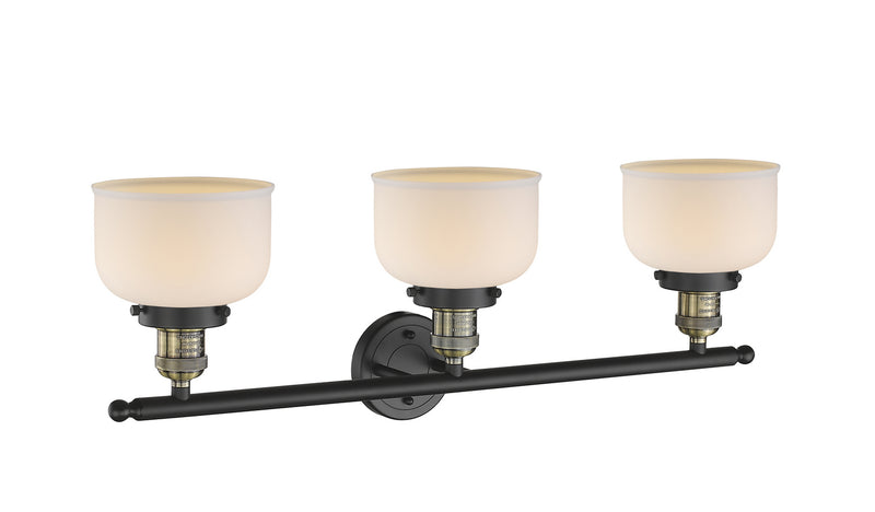 Innovations 205-BAB-G71 Three Light Bath Vanity, Black Antique Brass
