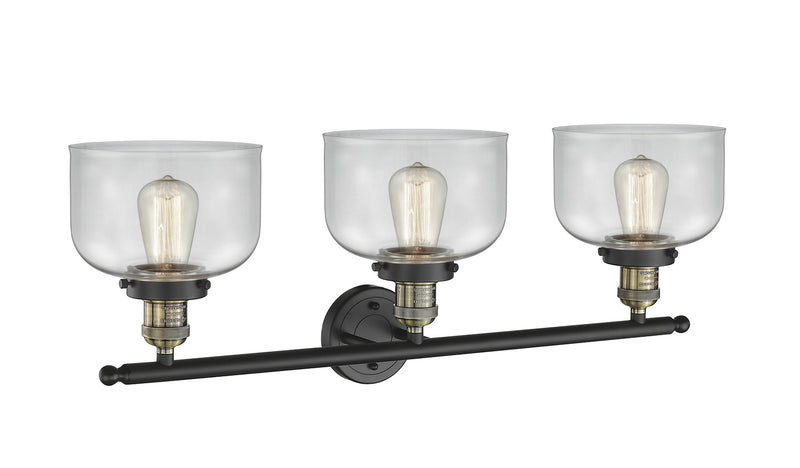 Innovations 205-BAB-G72 Three Light Bath Vanity, Black Antique Brass