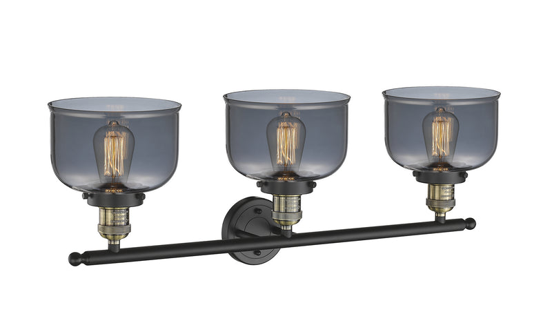 Innovations 205-BAB-G73 Three Light Bath Vanity, Black Antique Brass