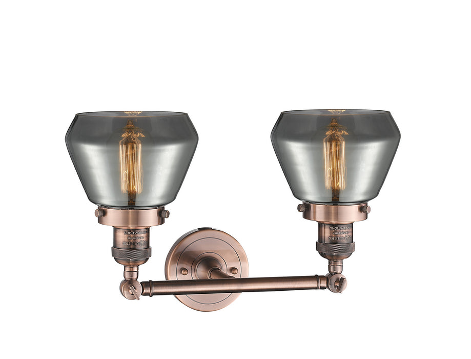 Innovations 208-AC-G173-LED LED Bath Vanity, Antique Copper