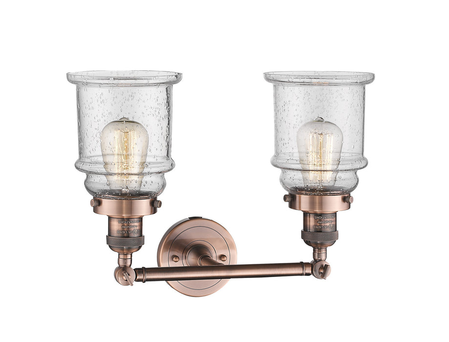 Innovations 208-AC-G184-LED LED Bath Vanity, Antique Copper