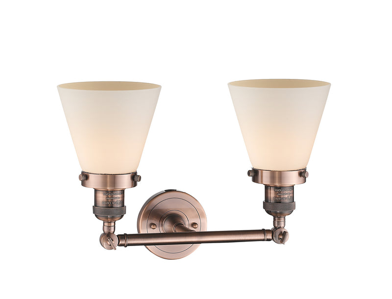 Innovations 208-AC-G61-LED LED Bath Vanity, Antique Copper