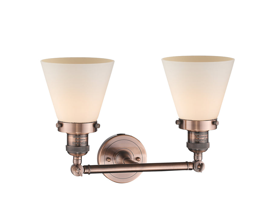 Innovations 208-AC-G61-LED LED Bath Vanity, Antique Copper
