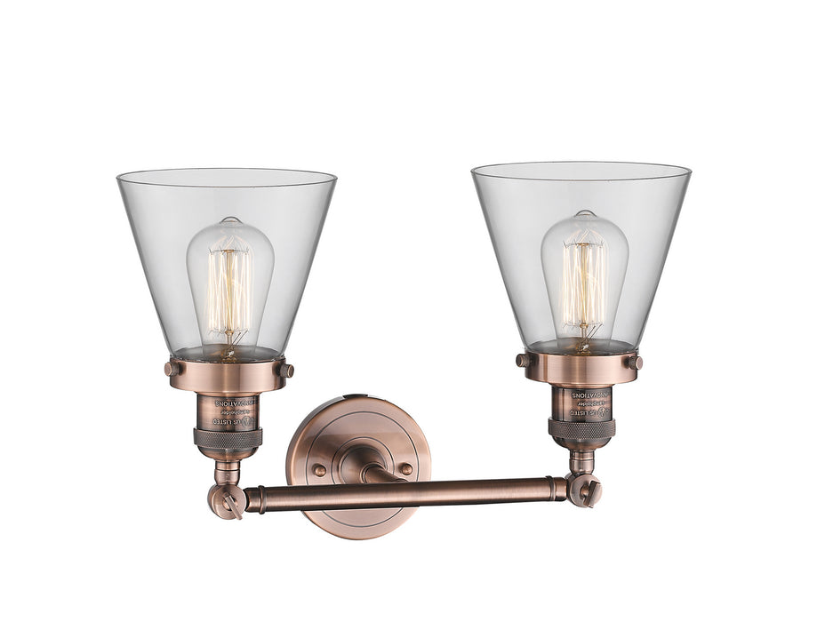 Innovations 208-AC-G62-LED LED Bath Vanity, Antique Copper