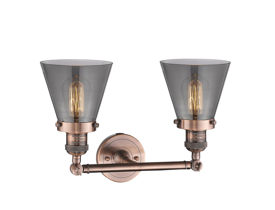 Innovations 208-AC-G63-LED LED Bath Vanity, Antique Copper