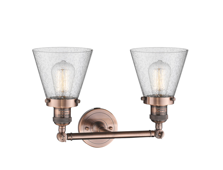 Innovations 208-AC-G64-LED LED Bath Vanity, Antique Copper