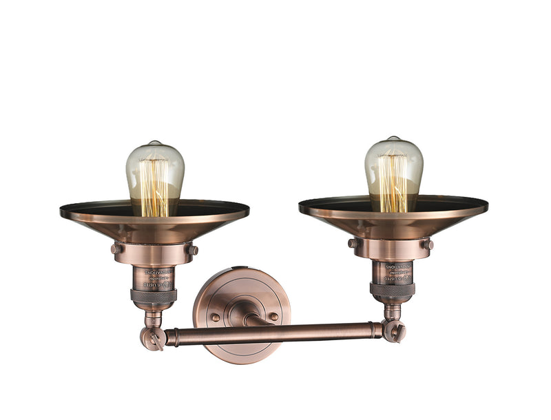 Innovations 208-AC-M3-LED LED Bath Vanity, Antique Copper