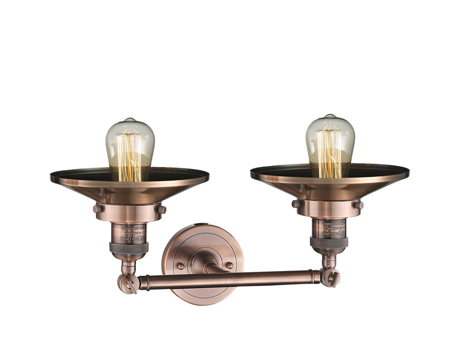 Innovations 208-AC-M3-LED LED Bath Vanity, Antique Copper