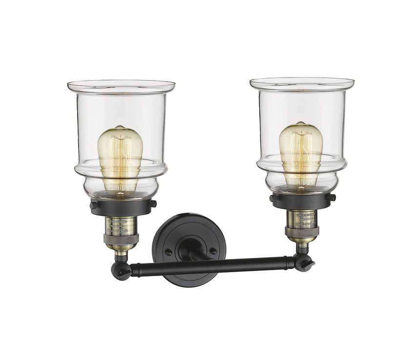 Innovations 208-BAB-G182 Two Light Bath Vanity, Black Antique Brass