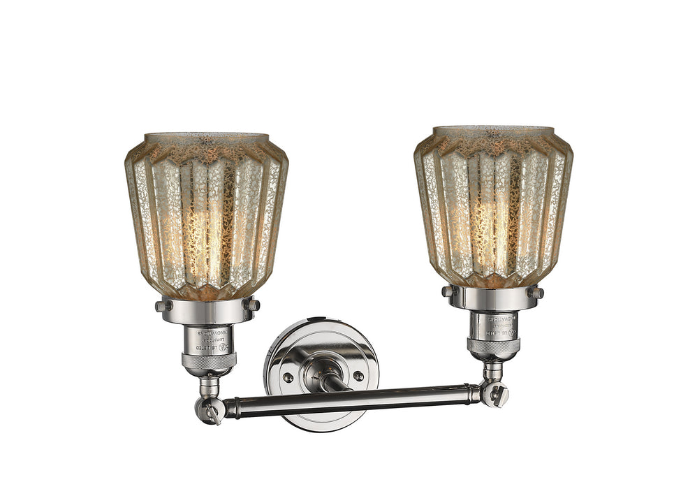 Innovations 208-PN-G146-LED LED Bath Vanity, Polished Nickel