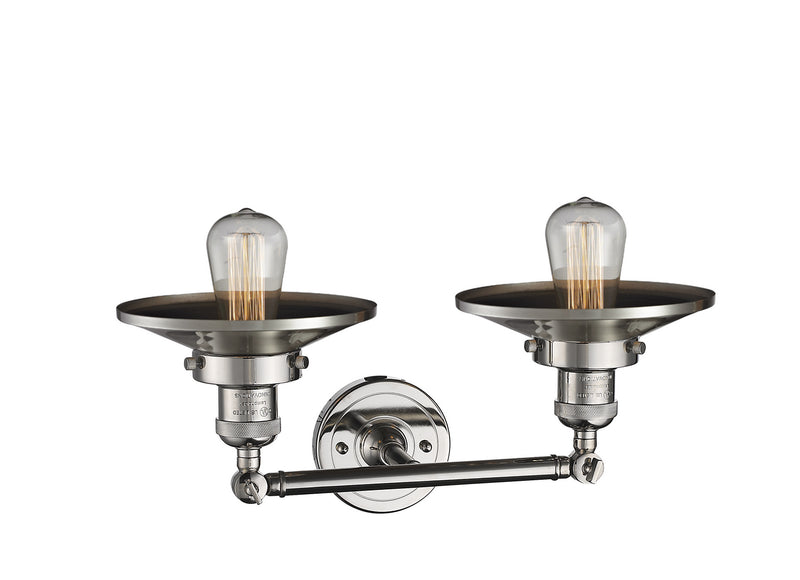 Innovations 208-PN-M1-LED LED Bath Vanity, Polished Nickel