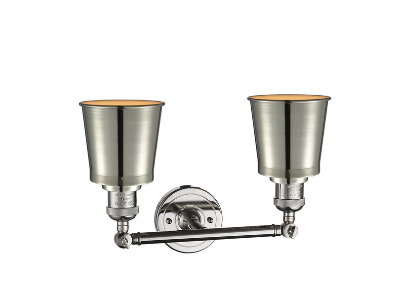 Innovations 208-PN-M9-LED LED Bath Vanity, Polished Nickel