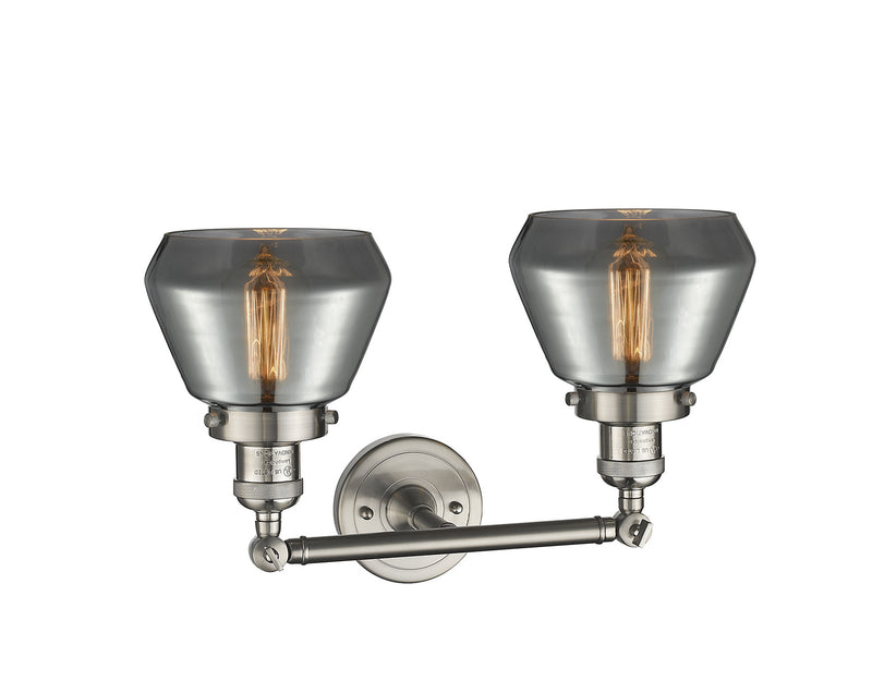 Innovations 208-SN-G173-LED LED Bath Vanity, Brushed Satin Nickel