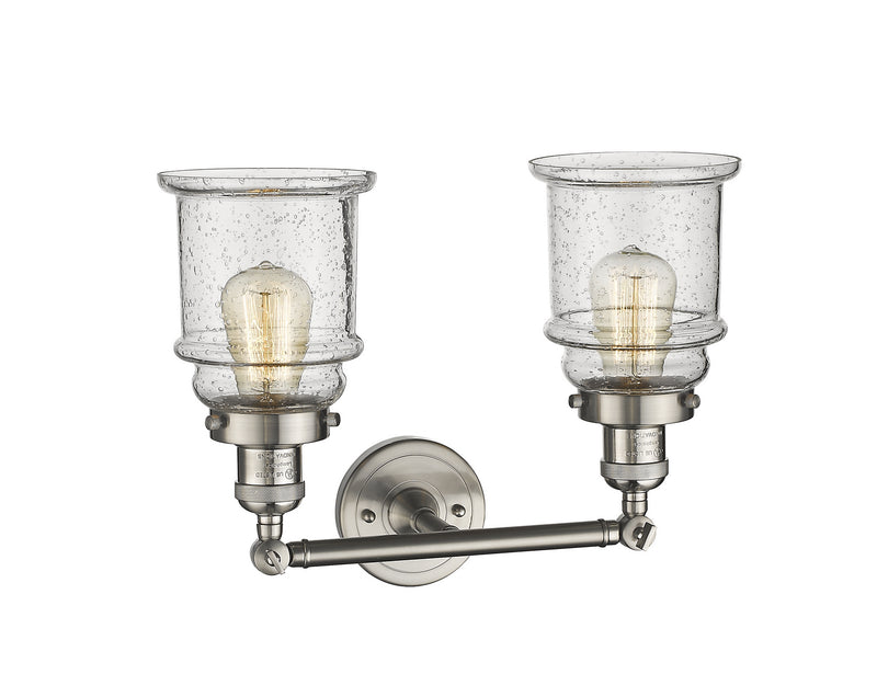 Innovations 208-SN-G184-LED LED Bath Vanity, Brushed Satin Nickel