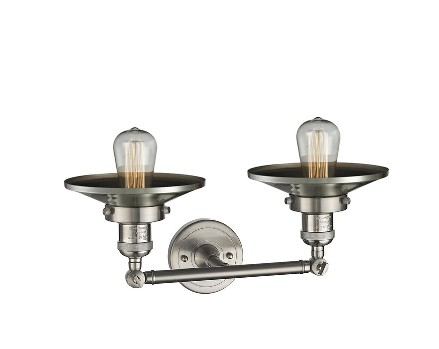 Innovations 208-SN-M2-LED LED Bath Vanity, Brushed Satin Nickel