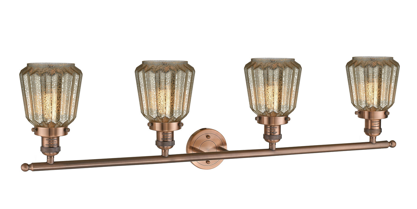 Innovations 215-AC-G146-LED LED Bath Vanity, Antique Copper
