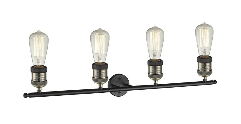 Innovations 215-BAB Four Light Bath Vanity, Black Antique Brass