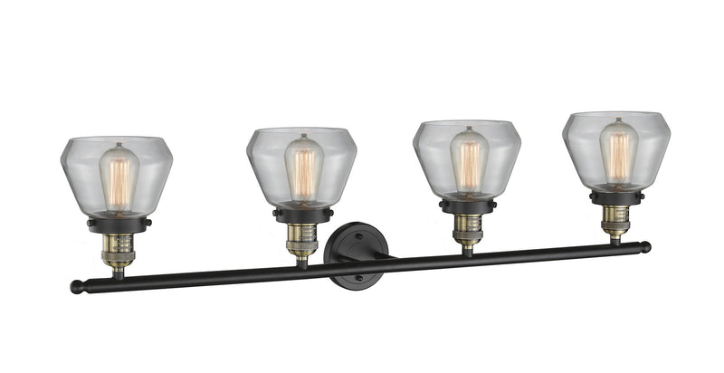 Innovations 215-BAB-G172 Four Light Bath Vanity, Black Antique Brass