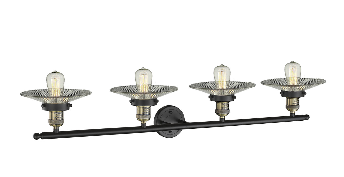 Innovations 215-BAB-G2 Four Light Bath Vanity, Black Antique Brass