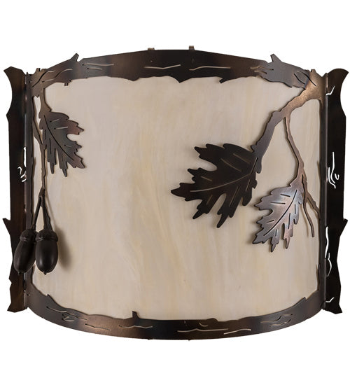 Meyda Tiffany 190069 One Light Wall Sconce, Dark Burnished Antique Copper