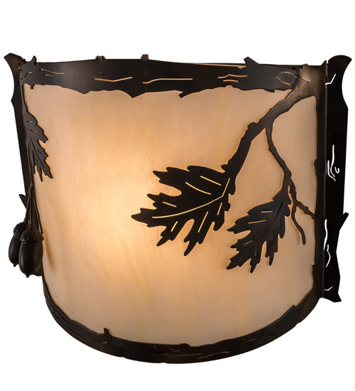 Meyda Tiffany 190069 One Light Wall Sconce, Dark Burnished Antique Copper