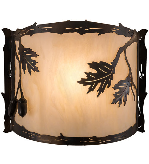 Meyda Tiffany 190069 One Light Wall Sconce, Dark Burnished Antique Copper