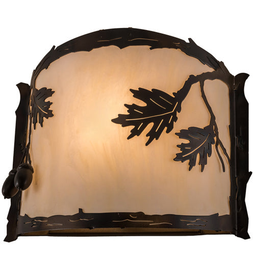 Meyda Tiffany 190069 One Light Wall Sconce, Dark Burnished Antique Copper