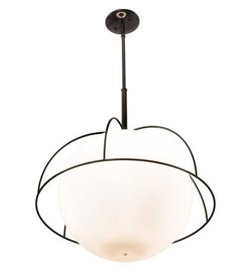 Meyda Tiffany 191483 One Light Pendant, Mirror Black