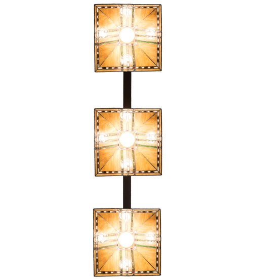 Meyda Tiffany 197436 Three Light Island Pendant, Mahogany Bronze