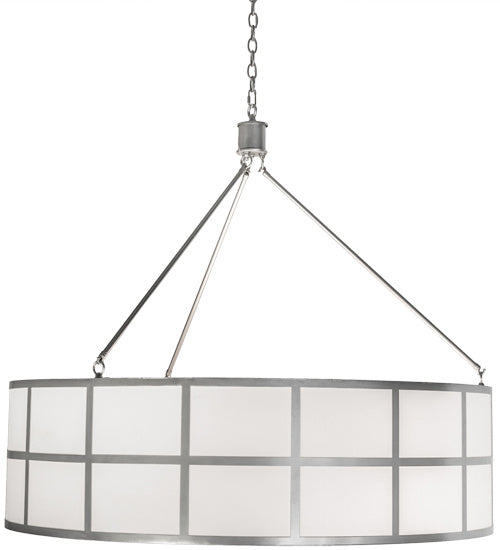 Meyda Tiffany 198495 Six Light Pendant, Nickel