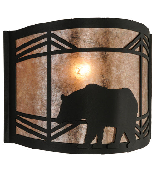 Meyda Tiffany 22937 One Light Wall Sconce, Black