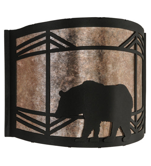 Meyda Tiffany 22937 One Light Wall Sconce, Black