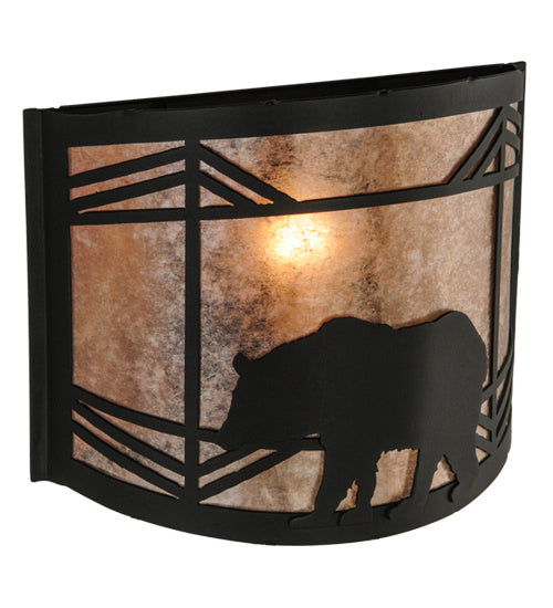 Meyda Tiffany 22937 One Light Wall Sconce, Black