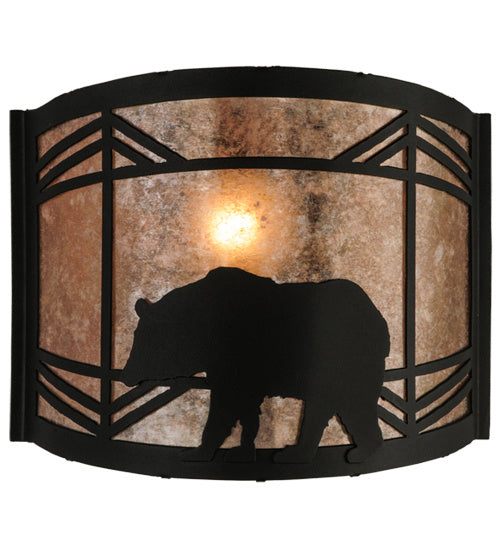 Meyda Tiffany 22937 One Light Wall Sconce, Black
