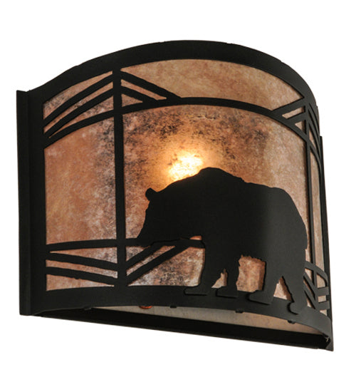 Meyda Tiffany 22937 One Light Wall Sconce, Black