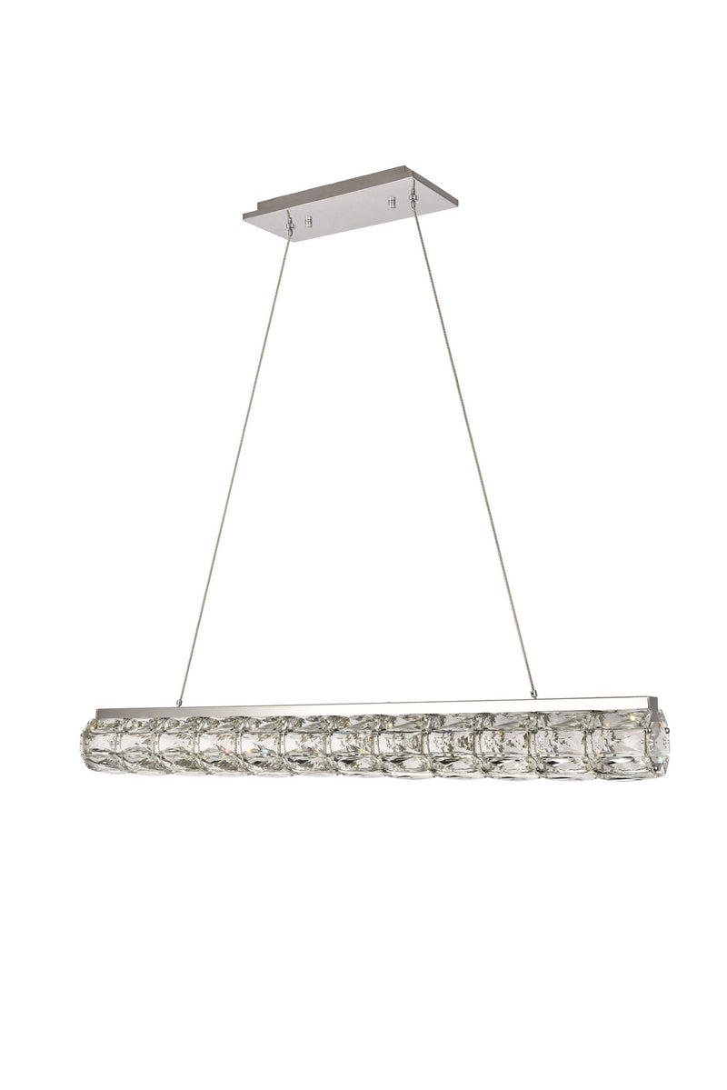 Elegant Lighting 3501D36C LED Chandelier, Chrome