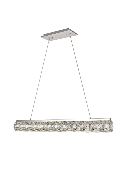 Elegant Lighting 3501D36C LED Chandelier, Chrome