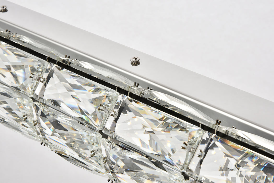 Elegant Lighting 3501D36C LED Chandelier, Chrome