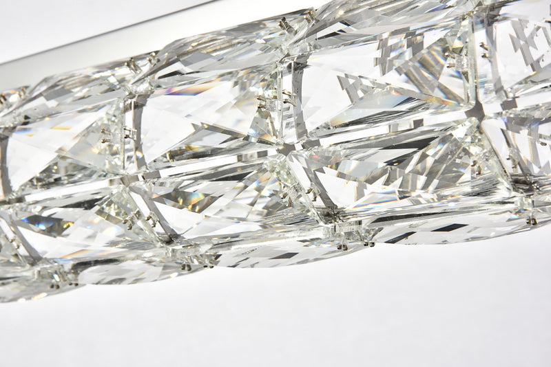 Elegant Lighting 3501D36C LED Chandelier, Chrome