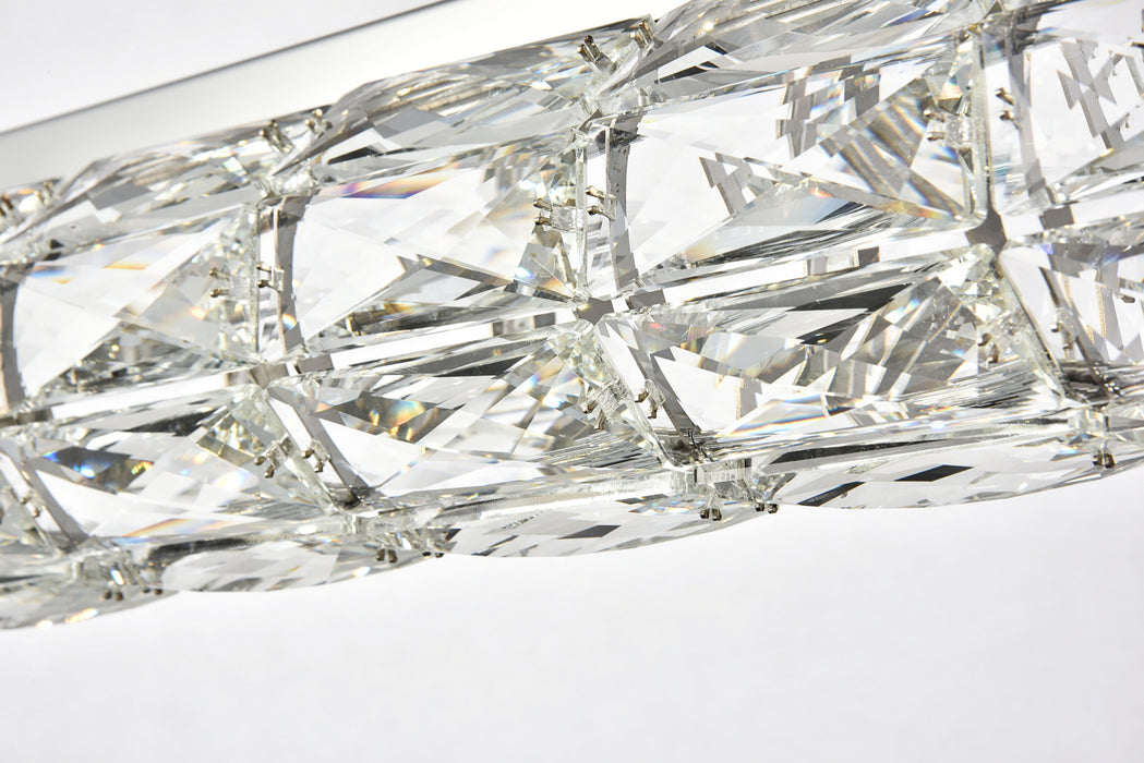Elegant Lighting 3501D36C LED Chandelier, Chrome