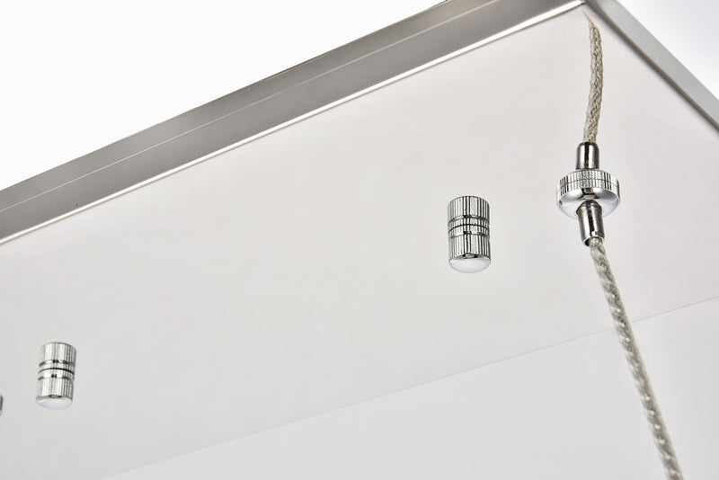Elegant Lighting 3501D36C LED Chandelier, Chrome