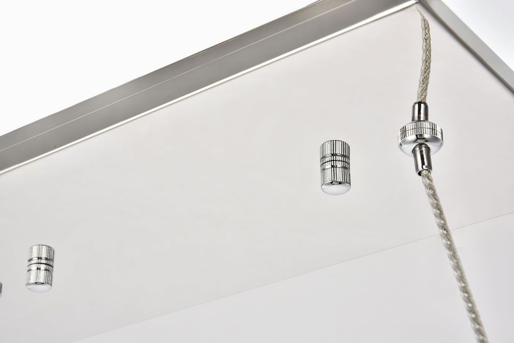 Elegant Lighting 3501D36C LED Chandelier, Chrome