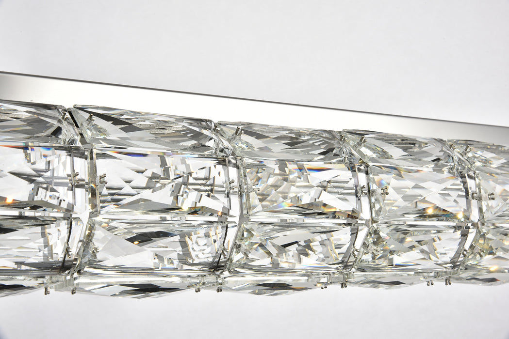 Elegant Lighting 3501D42C LED Chandelier, Chrome