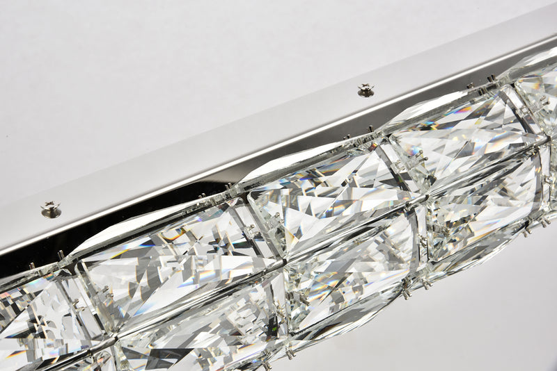 Elegant Lighting 3501D42C LED Chandelier, Chrome