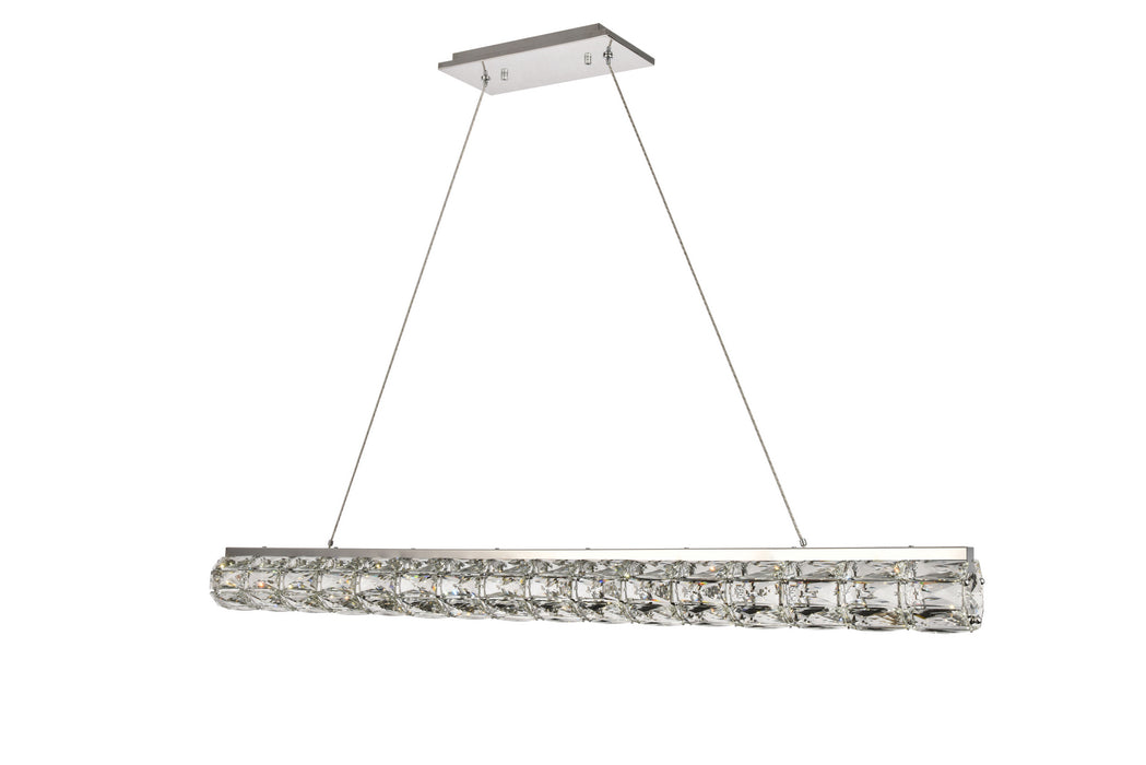 Elegant Lighting 3501D48C LED Chandelier, Chrome