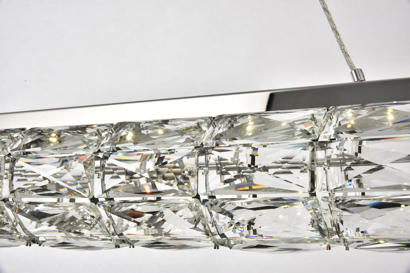 Elegant Lighting 3501D48C LED Chandelier, Chrome
